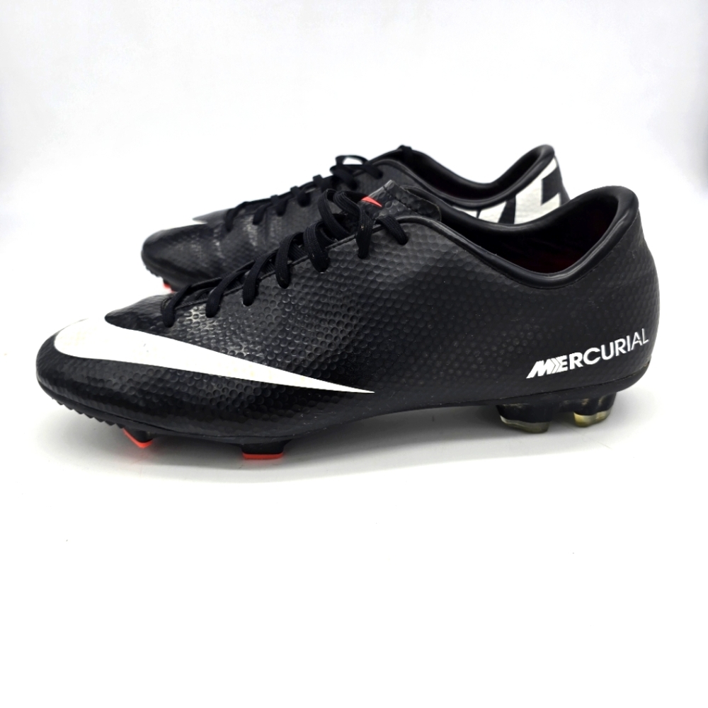 Nike Mercurial Black and White Athletic Shoes